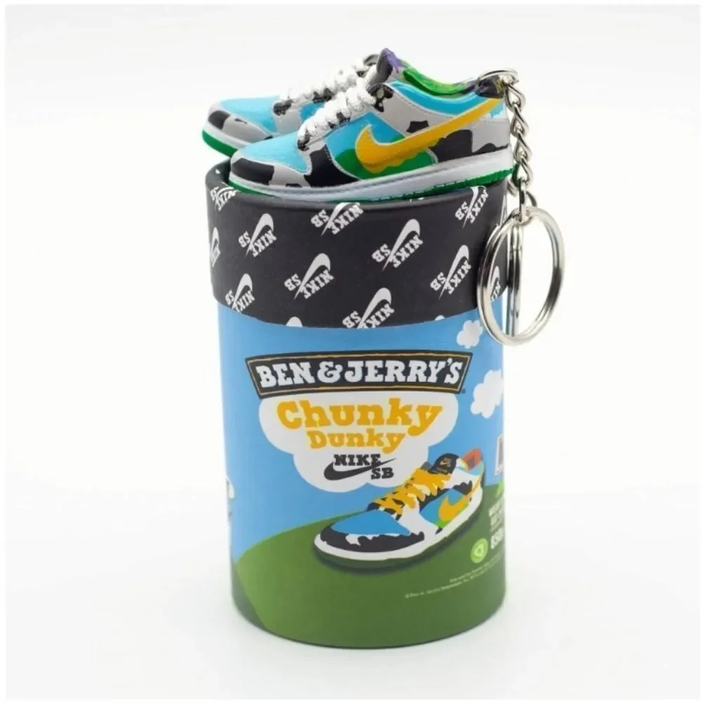 Mini SB Dunks Ben & Jerry's Keychain